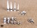 Ear Stretcher Tapers & Plug Kits 28PCS
