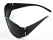 Black Unisex Vision Care Pin Hole Eye Glasses