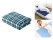 Washable Waterproof Incontinence Bed Pad 90x140cm Cotton XL