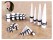 Ear Stretcher Tapers & Plug Kits 28PCS