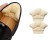 Beige Heel Grips for Blisters & Loose Shoes (Invisible)