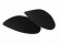Black Rubber Anti-slip Shoe Sole Protector 2pcs