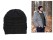 Knit Hat Beanie Winter Warm Hat-Black