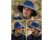Men Sun Hat Wide Brim Bucket Hat Navy Blue