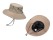 Men Sun Hat Wide Brim Bucket Hat Khaki