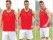 Red Mesh Training Vest Football Match Soccer Rugby Waistcoat