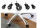 Office Chair Wheels 3" PU Chair Caster Wheels