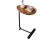 C-Shaped End Table for Couch Side Table for Living Room Bedroom