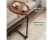 C-Shaped End Table for Couch Side Table for Living Room Bedroom