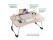 Portable Laptop Bed Desk - Foldable, Cup Holder & Tablet Slot