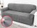 Grey 3-Person Sofa Cover