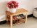 2 Tier Shoe Bench Rack Foot Stool - BAMBOO