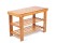 2 Tier Shoe Bench Rack Foot Stool - BAMBOO