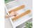 4pcs Drawer Divider Bamboo Adjustable Drawer Organizers