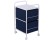 Trolley with 2 Foldable Drawers -Navy Blue