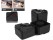8pcs Black Cuboid Bed Riser