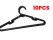10PCS Plastic Clothes Hangers