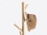 Wooden Coat Rack Stand - Natural Wood