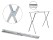 Stainless Steel X Shape Clothes Drying Rack