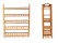 5 Tier Bamboo Shoe Rack 95cm H