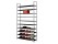 10-Tier Shoe Rack Shoes Organiser Shelves - Black