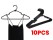 10PCS Plastic Clothes Hangers