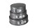 3 Piece Set Springform Round Baking Cake Pan Set
