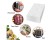 100pcs Embossed Vacuum Sealer Storage Bags 28x40cm