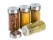 Revolving Spice Tower Spice Rack Set of 16 Spice Jars