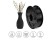 Black 1kg PLA 3D Printer Filament 1.75mm