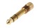 Gold Plated Headphone Adapter for 3.5mm Jack to 6.3mm Jack