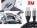 60W Braided USB-C Fast Charging & Data Cable (2m)