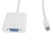 Display Port to VGA Adapter, Mini DP to VGA 17cm