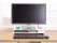 Desktop Monitor Stand Riser with Keyboard Storage