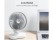 Portable Desktop Shaking Head Fan USB Rechargeable Electric Fan