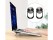 2PCS Mini Invisible Laptop Stand Portable Cooling Riser