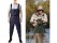 Men's Fishing Chest Waders with Boots - NZ Size 13