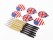 6 pcs Darts Alloy Steel Tip Flags Flights Dart