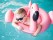 Flamingo Inflatable Swimming Pool Float for Kids