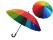 Straight Auto Rainbow Golf/Ladies Umbrella - 120cm