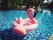 Flamingo Inflatable Swimming Pool Float for Kids