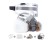 Paint & Gas Half-Face Respirator Mask Kit with Goggles
