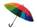 Straight Auto Rainbow Golf/Ladies Umbrella - 120cm