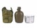 Water Bottle 1L Army Canteen Kettle With Cook Mug