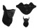 Black Half Face Mask For Ski Cycling Motorbike