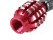 Hand Grenade Valve Dust Caps Motor Bike BMX Car - Red