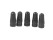 Black French Presta Air Valve Cap - 5pcs