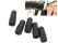 Black French Presta Air Valve Cap - 5pcs