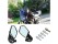 Motorcycle Mirrors, 8mm 10mm Motorcycle Mirrors
