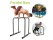 Adjustable Dip Bar Stand for Bodyweight Exercises
